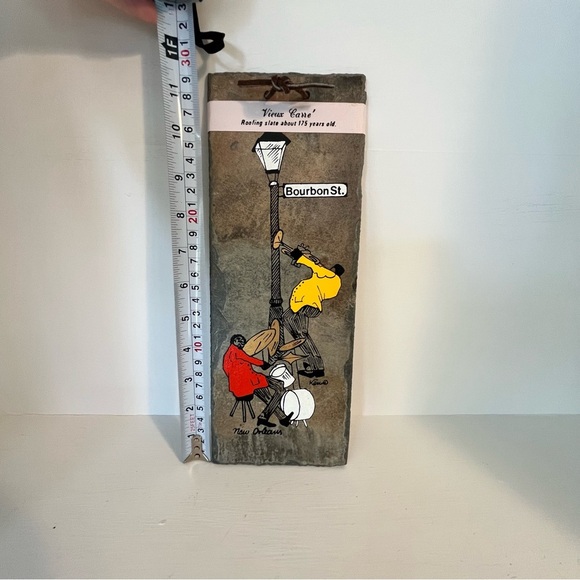 New Orleans Bourbon Original Street Art Plaque on Slate - Picture 11 of 13